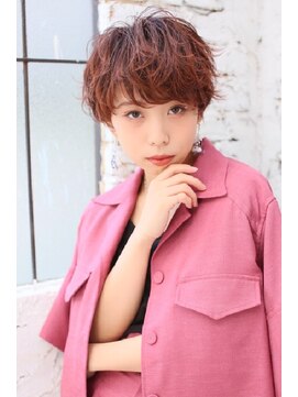 ロンド レグリーズ 立川(Lond leglise) 【山方 直也】くせ毛風×ワンサイドショート×マッシュ