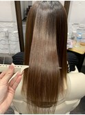 ショートボブミディアム酸性ストレート黒髪艶髪