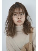《PearL》抜け感パーマ/ニュアンスカラー/アッシュミルクティー