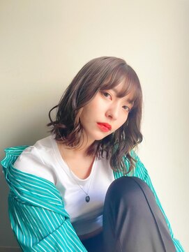 フラミューム 静岡(flammeum) ラフウェーブボブ