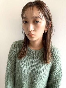 シータ(sheta) 【sheta／小林】ラベンダーベージュエアーストレートミディアム