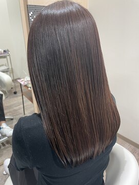 庵 ヘアー(hair) ピンクラベンダー×うるつやカラー(永井)