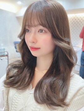 ユー(juu.) 【juu.】フォギーベージュ×韓国風前髪