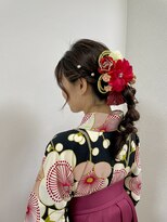 クオート(quoit)&nbsp;★卒業式★　着付け　袴　ポニーテール　和装　【クオート尾花】