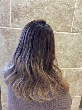 シャンティ 平岸店(Shanti) ○バレイヤージュ/外国人風/ホワイトミルクティー 菅野裕太○