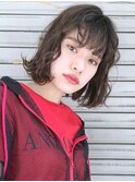 ニュアンスボブ_外ハネボブセクションカラー_58600
