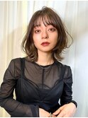 透明感ミディアムヘア