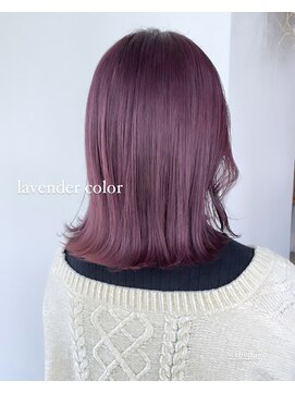 ヘアーアイストゥーレ(HAIR ICI TRE) ラベンダーカラー パープル ブリーチカラー