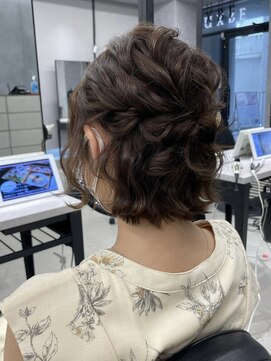ラックスビー スカイ 大阪梅田店(LUXBE SKY) 《結婚式や女子会に》ショートヘアセット
