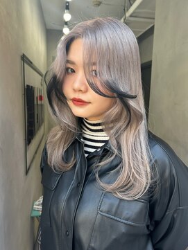 ジーナ(XENA) エンドカラー　渋谷　前髪カタログ　デザイン