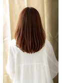 ミルクティーベージュレイヤーカットこなれヘアY志木30代40代
