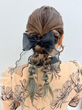 ガーデンヨコハマ(GARDEN YOKOHAMA) ヘアアレンジローポニーパーティーヘア