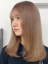 ウィコ 新宿(WICO)&nbsp;ミルクティーグレージュ[新宿駅/こなれミディ/ウェーブパーマ]