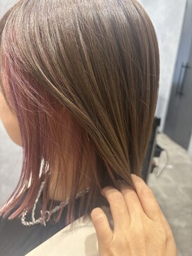 エレノア 越谷(Eleanor) インナーカラー/イヤリングカラー/ピンクバイオレット【RIE】