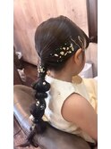 キッズ☆ヘアアレンジ