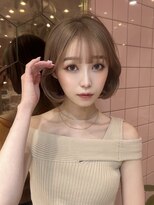 ルームバイシー 新宿(Loom. by Sea)&nbsp;ミディアム×暗めカラー[デザインカラー/フェイスフレーミング]