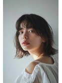 くびれヘア/顔まわり/レイヤーカット/【lana hair 新宿】