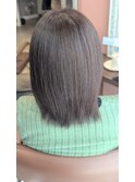 髪質改善ヘアエステストレート＆高濃度水素カラー