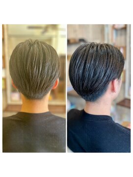 テラス(Terrace) ツーブロック&長めの刈り上げ