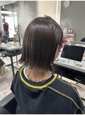 切りっぱなしボブ/ぱつっとボブ/外ハネ/ナチュラルボブ