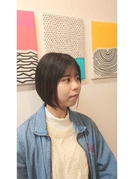 エミー(aimee) 髪質改善ストレート×ボブ