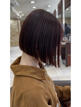 ファブ 千葉店(FaB) ピンクブラウン×ボブ