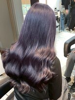 インク サカエ(inq sakae)&nbsp;ブリーチカラー/艶髪/パープルブラウン/レイヤーカット