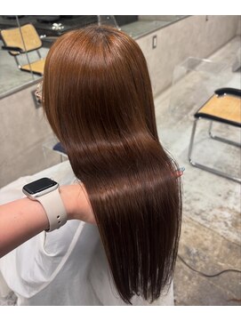 ネアー 新潟(NEER) アプリコットオレンジ/くびれヘア/ウェーブショート［新潟］