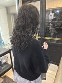 クルクルロングパーマ