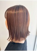 シルキーストレートまとまりボブ
