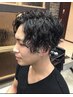 【メンズ/平日限定】【イメチェン】炭酸カット＋極上パーマ￥15300→￥14,000