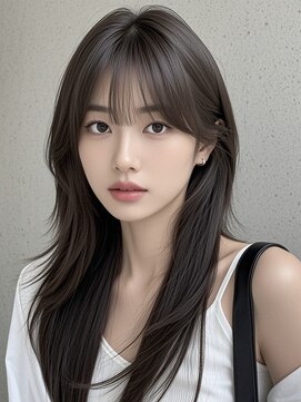 レイヤーカット H 大阪梅田 女性専用サロン 韓国レイヤーカット  グレージュショート裾カラーベリーショートラベンダーグレージュ