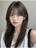 グレージュショート裾カラーベリーショートラベンダーグレージュ