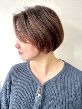 エンクス 天王町店(enx) 着物ヘア/ダークアッシュ/ミディアムレイヤーカット/天王町YS25