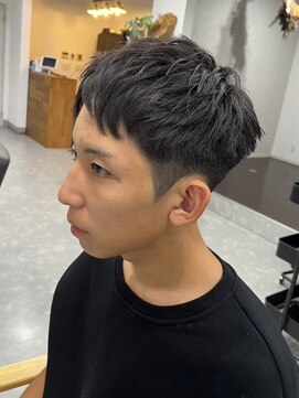 フゥ 宇都宮戸祭(FeU) 宇都宮メンズカットアクティブショートスパイキーショート眉毛