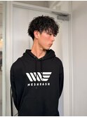 メンズマッシュ波巻きパーマツイストスパイラルパーマ