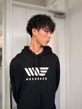 メンズカット バイ ソイクフ(メンズカット by SOY-KUFU) メンズマッシュ波巻きパーマツイストスパイラルパーマ