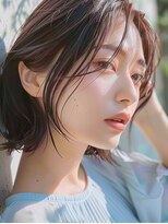 メルバ(Melva)&nbsp;黒髪/ボブルフ/ネビージュ/小顔/ワンレン/カット/髪質改善/前髪