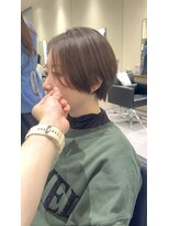 ジアン バイ ミルボン 西宮ガーデンズプラス(GIEN by milbon)&nbsp;ワンホンレイヤー/ミルクティーブロンド/ダークブルー/西宮北口