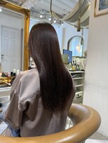 ロンドアベニール 北千住(Lond avenir)&nbsp;ダークパープル/髪質改善/縮毛矯正/オリーブベージュ/北千住