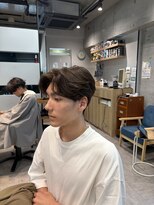 スタイルメンズ 藤沢(STYLE MEN)&nbsp;STYLE MEN メンズカットリバースセンターパートニュアンスパーマ