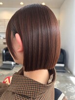 ボンドヘアステージ 良福寺店(BOND hair stage)&nbsp;推し活前に可愛く！艶モカムースカラー×切りっぱなしボブ