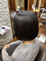 オートクチュール ランコントレ 七条店(Haute Couture Rencontrer)&nbsp;アッシュカラーボブ