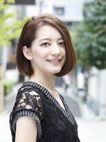 スタジオテオ(studio Teo)&nbsp;大人上品ナチュラル艶ボブ×小顔グレージュカラーA