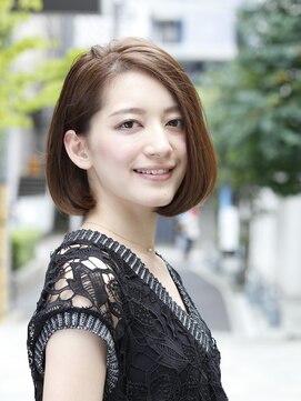 スタジオテオ(studio Teo) 大人上品ナチュラル艶ボブ×小顔グレージュカラーA