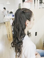 ロカット サロン(Roquat Salon) 安室ちゃんコーンローアレンジ【ヘアアレンジ 立川/立川南/袴】