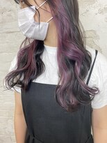 プライズ アイリス 池袋東口店(prize Iris)&nbsp;イヤリングカラーパープルインナーカラー10代20代人気