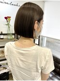 艶切りっぱなしボブ