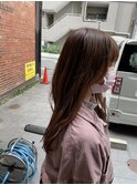 ナチュラルブラウンベージュロングスタイル【安田汐里】