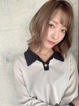 マイラグーン(MY LAGOON) 髪質改善・韓国・ショート・ベージュハイライトインナーカラー